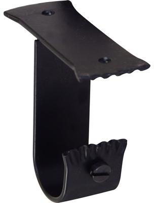 Support Plafond en Fer Forgé Noir