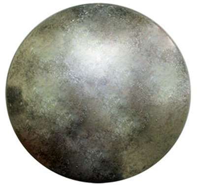 Embrasse aimantée Macaron nickel Ø 60 mm