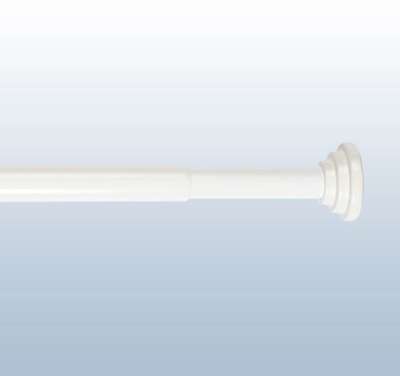 Tringle extensible entre 2 murs sans percage (blan