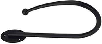 Embrasse pour rideaux 200X95mm Noir Mat