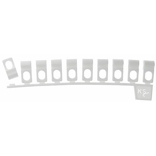 Glisseur asymétrique pour tringle Klick System SIM