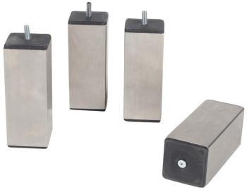 4 Pieds Inox Carrés 15 cm