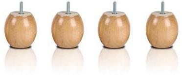Pieds Boule Naturel 7,5 cm 7,5 cm
