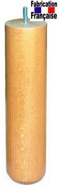 Pieds lit vernis hauteur 25 cm Ø70 le Lot de 4