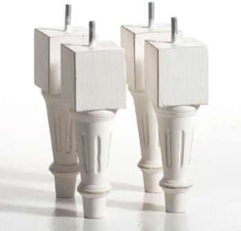 Pieds de sommier sculptés (lot de 4) - AM.PM