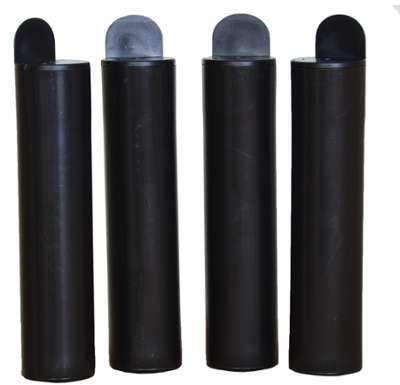Jeu de 4 pieds DUVIVIER 28cm HT