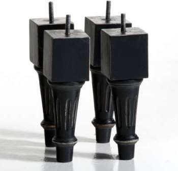 Pieds de sommier sculptés (lot de 4) - AM.PM