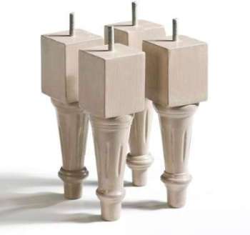 Pieds de sommier sculptés (lot de 4) - AM.PM