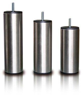 4 pieds cylindriques inox 25cmx6cm modele samoa po