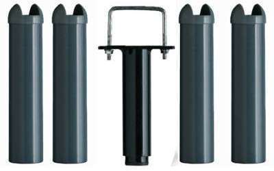 Jeu de 5 pieds Métal EBAC 22cm HT