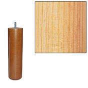 Jeu de 4 pieds de lit cylindre Naturel 70x250xm