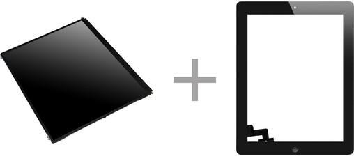 Kit de réparation pour iPad 3 : Écran LCD + Vitre