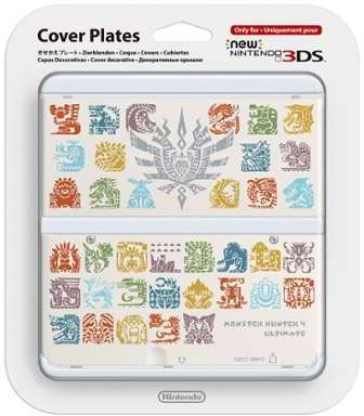 Coque Nintendo New 3DS Blanche Monster Hunter 4 Ultimate Coque Nintendo New 3DS Blanche