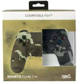 Manette Under Control Manette PS4 Filaire Camouflage Manette Under Control Manette