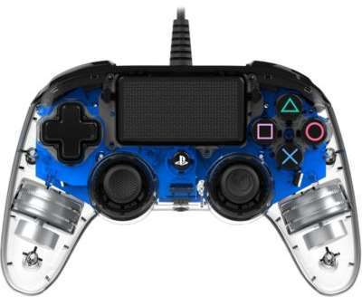 Manette Nacon Manette Compacte Bleue Translucide Manette Nacon Manette Compacte