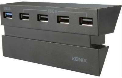 Accessoire Konix Façade HUB USB pour PS4