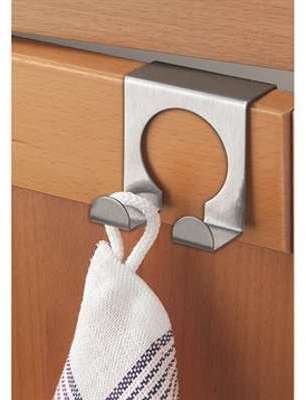2 crochets de porte doubles en inox 2 crochets de porte doubles