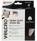 Velcro adhésif extra fort - blanc - 50 mm x 2,5 m