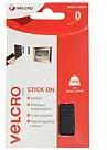 Velcro adhésif standard - noir - 20 mm x 0,5 m