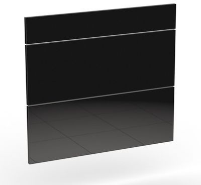 Ensemble de 3 façades noires : 1 tiroir et 2 tiroi