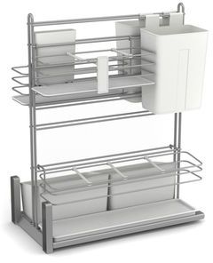 Rangement sur coulisse pour meuble bas de cuisine