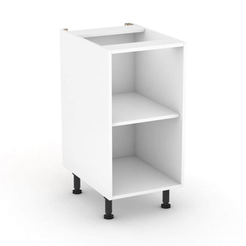 Caisson de cuisine bas blanc L40cm Blanc