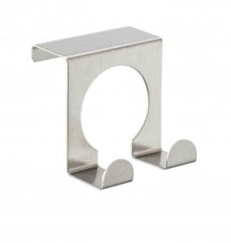 Crochet porte torchon double en inox