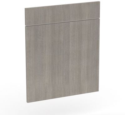 Ensemble de 2 façades coloris chêne : 1 porte et 1
