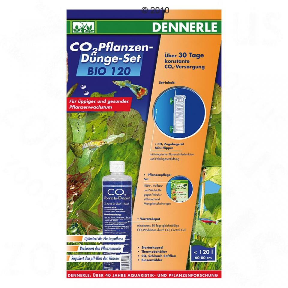 Kit CO2 complet pour aquarium Dennerle BIO 120 - pour Kit CO2 complet pour aquarium