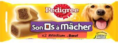Os pour chiens moyens Son Os à Macher Pedigree - le Os pour chiens moyens Son