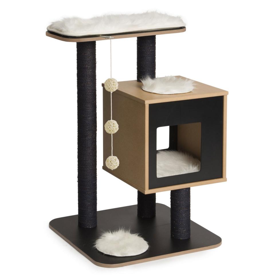 Arbre à chat V-Base Noir Arbre à chat V-Base Noir