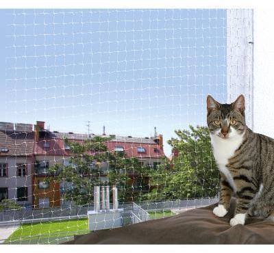 Filet de protection chat 6 x 3 M - Transparent