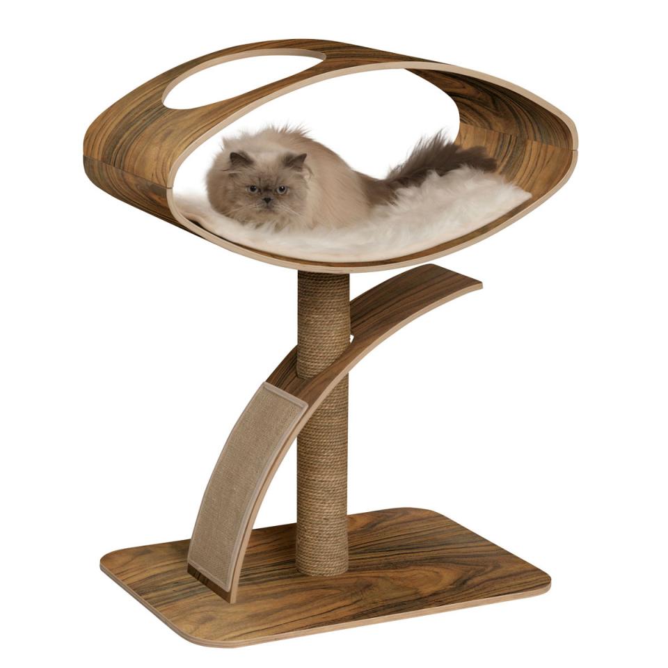 Arbre à chat V-Lounge Haut Noyer Arbre à chat V-Lounge Haut