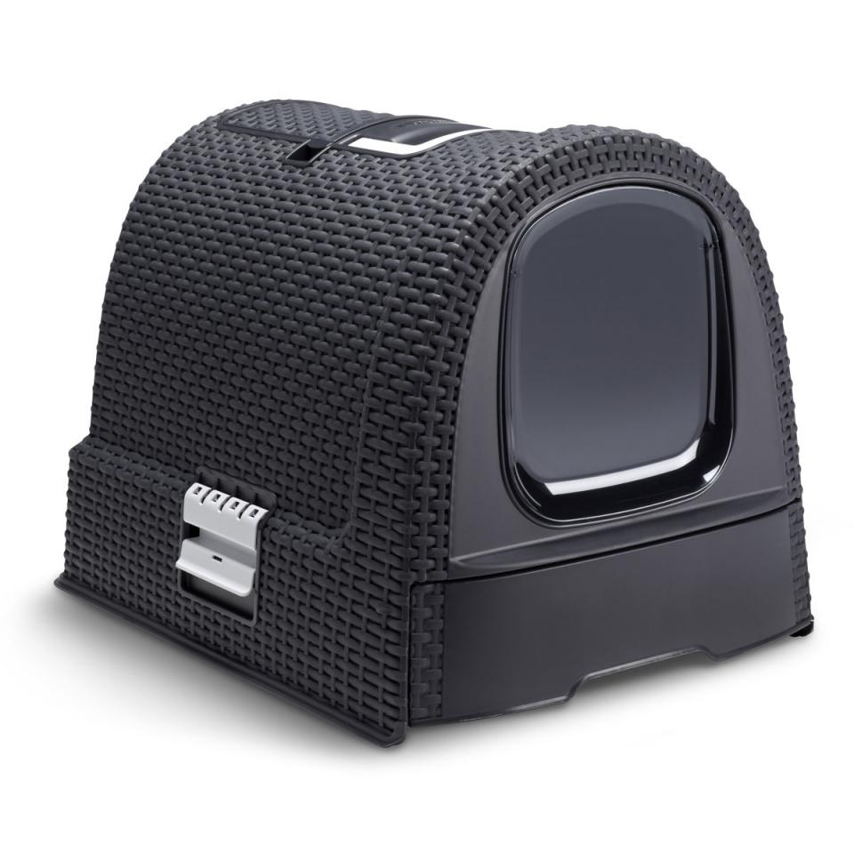 Maison de toilette pour chat - Anthracite Maison de toilette pour chat