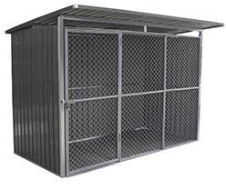 Chenil pour chien en métal 4m²