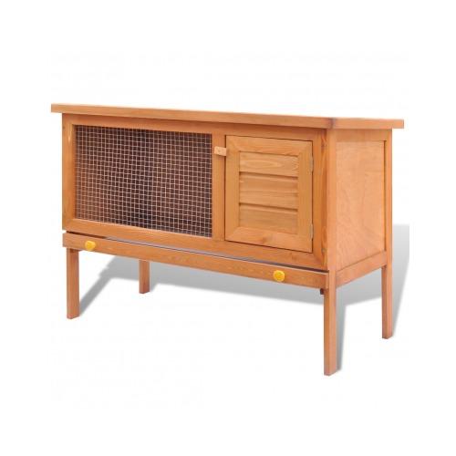 VidaXL Cage Clapier Extérieur en Bois pour Lapins