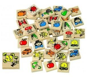 Jeu memory en bois: la météo