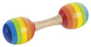 Double maracas Arc-en-ciel Goki vendues par 2