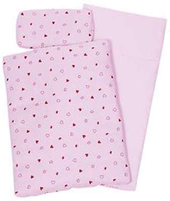 Linge rose pour lit de poup?es