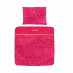 Corolle - Set de couverture et oreiller Cerise