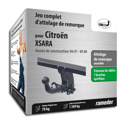 CITROËN XSARA attelage AUTO-HAK Amovible + faiscea