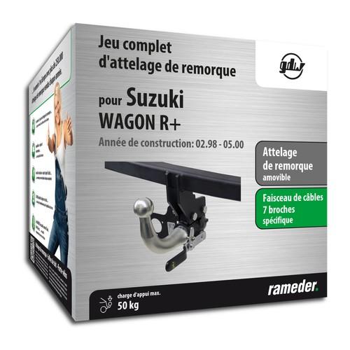SUZUKI WAGON R+ attelage GDW Amovible + faisceau 7