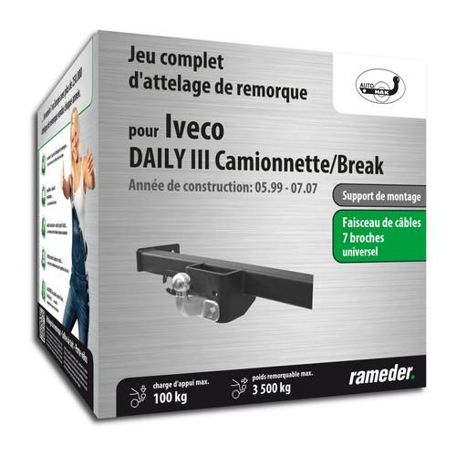 Attelage IVECO DAILY III Camionnette Break rotule standard Attelage IVECO DAILY III Camionnette