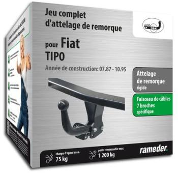 FIAT TIPO attelage AUTO-HAK Col de cygne démontable FIAT TIPO attelage AUTO-HAK