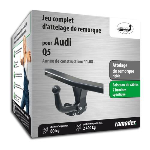 AUDI Q5 attelage AUTO-HAK Col de cygne démontable avec AUDI Q5 attelage AUTO-HAK