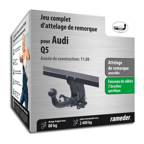 AUDI Q5 attelage AUTO-HAK Amovible faisceau 7 broches AUDI Q5 attelage AUTO-HAK