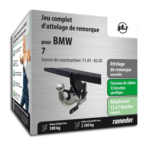 BMW 7 attelage GDW Amovible faisceau 13 broches - date BMW 7 attelage GDW Amovible