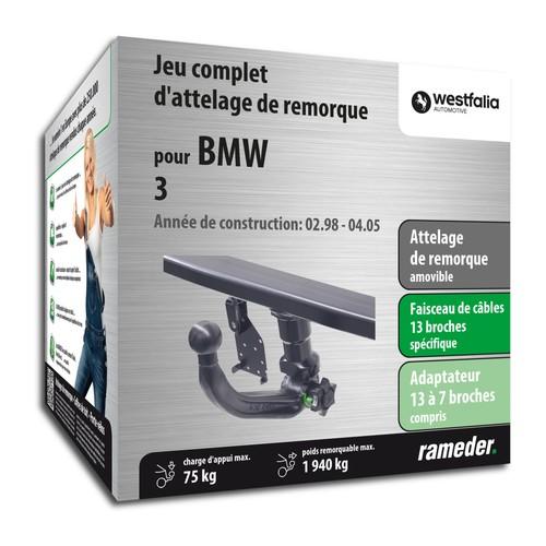 BMW 3 attelage Westfalia Amovible faisceau 13 broches BMW 3 attelage Westfalia Amovible