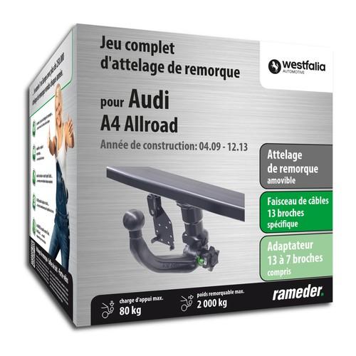 AUDI A4 Allroad attelage Westfalia Amovible + fais