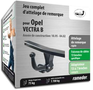 OPEL VECTRA B attelage AUTO-HAK Col de cygne démon